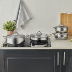 Karaca 8 Parça Urla Çelik Tencere Seti